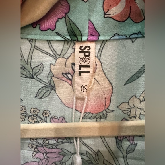 SPELL Sayulita Kimono in Birthstone - Picture 4 of 8